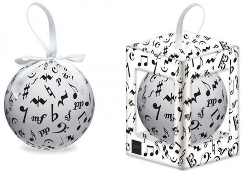 Christbaumkugel Musiksymbole 