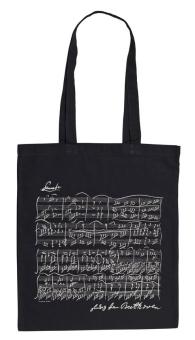 Tragtasche Beethoven schwarz lang 