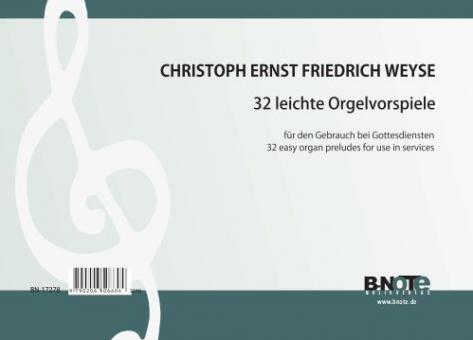 32 leichte kurze Präludien für Orgel 