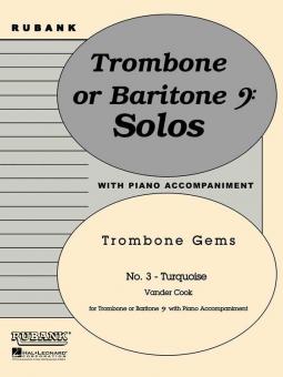 Vandercook Trombone Gem Series (With Piano Accompaniment) Turquoise 