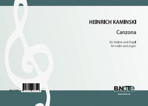Canzona für Violine und Orgel 