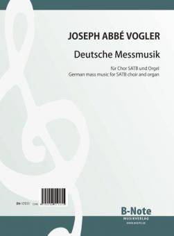 Deutsche Messmusik für Chor SATB und Orgel 