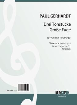 Drei Tonstücke op.9 und Große Fuge op.11/II 