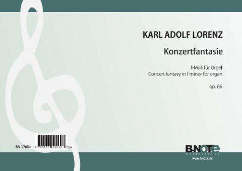 Konzertfantasie f-Moll für Orgel op.66 