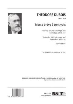 Messe brève à 3 voix 