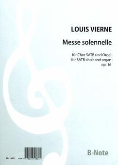 Messe solennelle für Chor SATB und Orgel op.16 