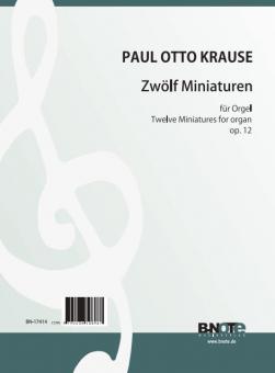 Miniaturen für Orgel op. 13 