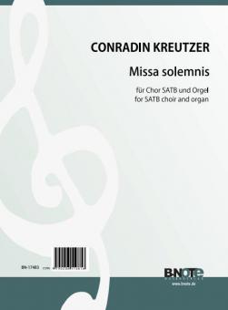 Missa solemnis in C für Chor SATB und Orgel 