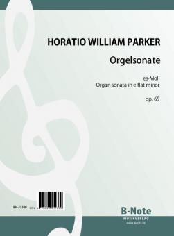 Orgelsonate es-Moll op.65 