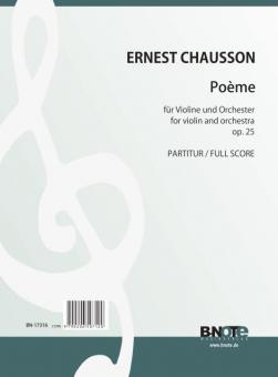 Poème für Violine und Orchester op.25 