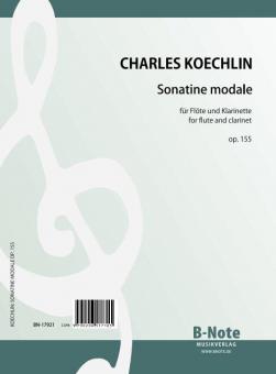 Sonatine modale für Flöte und Klarinette op.155 