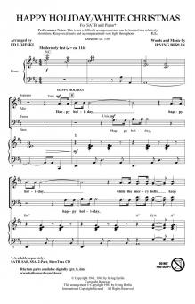 Happy Holiday/White Christmas 