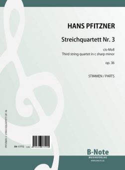 Streichquartett Nr.3 cis-Moll op.36 