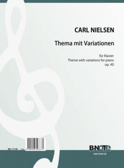 Thema mit Variationen für Klavier op.40 
