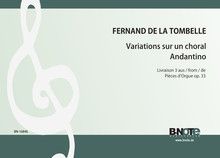 Variations sur un choral und Andantino 