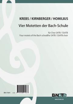 Vier Motetten der Bach-Schule für Chor SATB / SSATB 