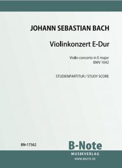 Violinkonzert E-Dur BWV 1042 