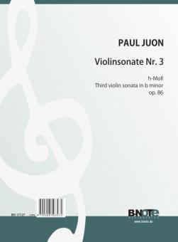 Violinsonate Nr. 3 h-Moll op.86 