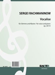 Vocalise für Singstimme und Klavier op.34/14 