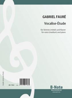 Vocalise-Etude für mittlere Stimme und Klavier 