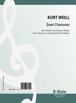 Zwei Chansons nach Worten von Maurice Magre 