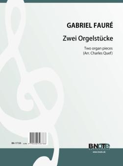 Zwei Orgelstücke (Arr. Quef) 