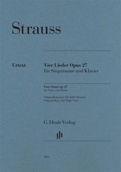 4 Lieder op. 27 