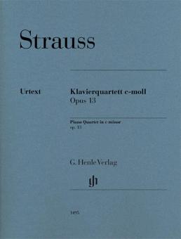 Klavierquartett c-moll op. 13 