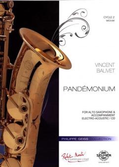 Pandemonium Pour Saxophone Alto Et Accomp Electro 