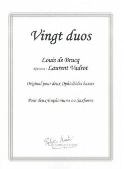 Vingt Duos pour deux Euphoniums ou Saxhorns 