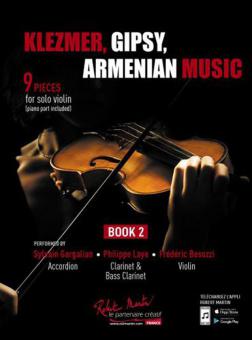 Klezmer, Gipsy, Armenian Music Violon Book 2 