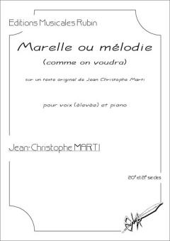 Marelle ou mélodie (comme on voudra) 