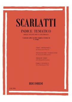 Indice Tematico Thematic Index Complete Harpsichord Sonatas 