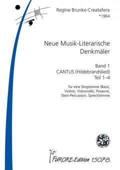 Neue Musik-Literarische Denkmäler 1: Cantus (Hildebrandslied) Teil 1-4 