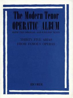 Modern Tenor Operatic Vo 32 Arias from Famous Operas Orig Txt/eng 