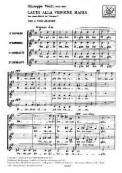 Laudi Alla Vergine Una Maria 