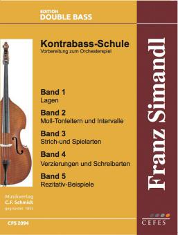Kontrabass-Schule Teil 1 (Bände 1-5) 
