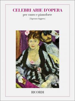 Celebri Arie Di Opere Soprano Piano Vol. 1 Italian 