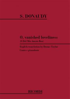 O Del Mio Amato Ben Ms/pno O Vanished Loveliness It/en Ms Or Bar 