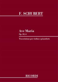 Ave Maria Op. 52 Nr. 6 Violin And Piano D893 