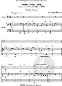 Zum Sanctus (Heilig, heilig) 