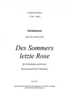 Des Sommers letzte Rose 