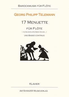 17 Menuette TWV 34 