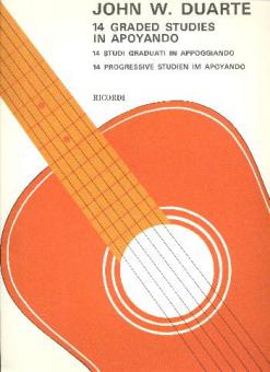 14 Graded Studies In Apoyando Guitar 