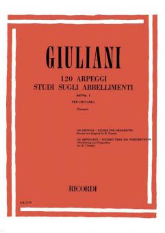 120 Arpeggi Studi Sugle Abbelimenti Op.1 