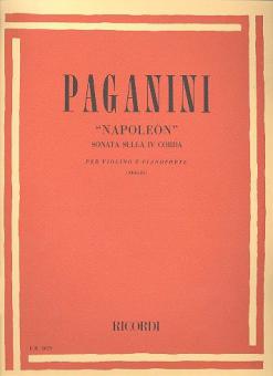 Napolene Violin Piano Sonata Sulla Iv Corda 