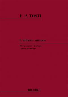 L'ultima Canzone Medium Voice Piano Italian Mezzo Soprano Or Baritone 