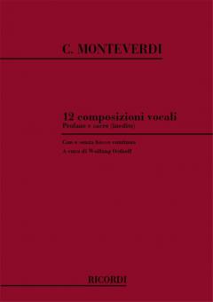 12 Composizioni Vocali Profane e Sacre 