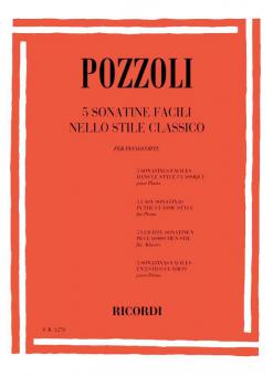 5 Sonatine Facili Nello Stile Classico 