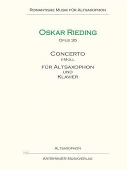 Concerto in e-Moll op. 35 